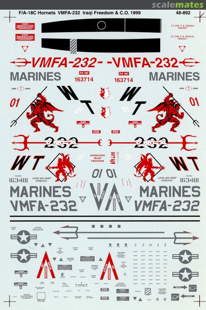 Boxart F/A-18C Hornet 48-892 SuperScale International Boxart F/A-18C Hornet 48-892 SuperScale International