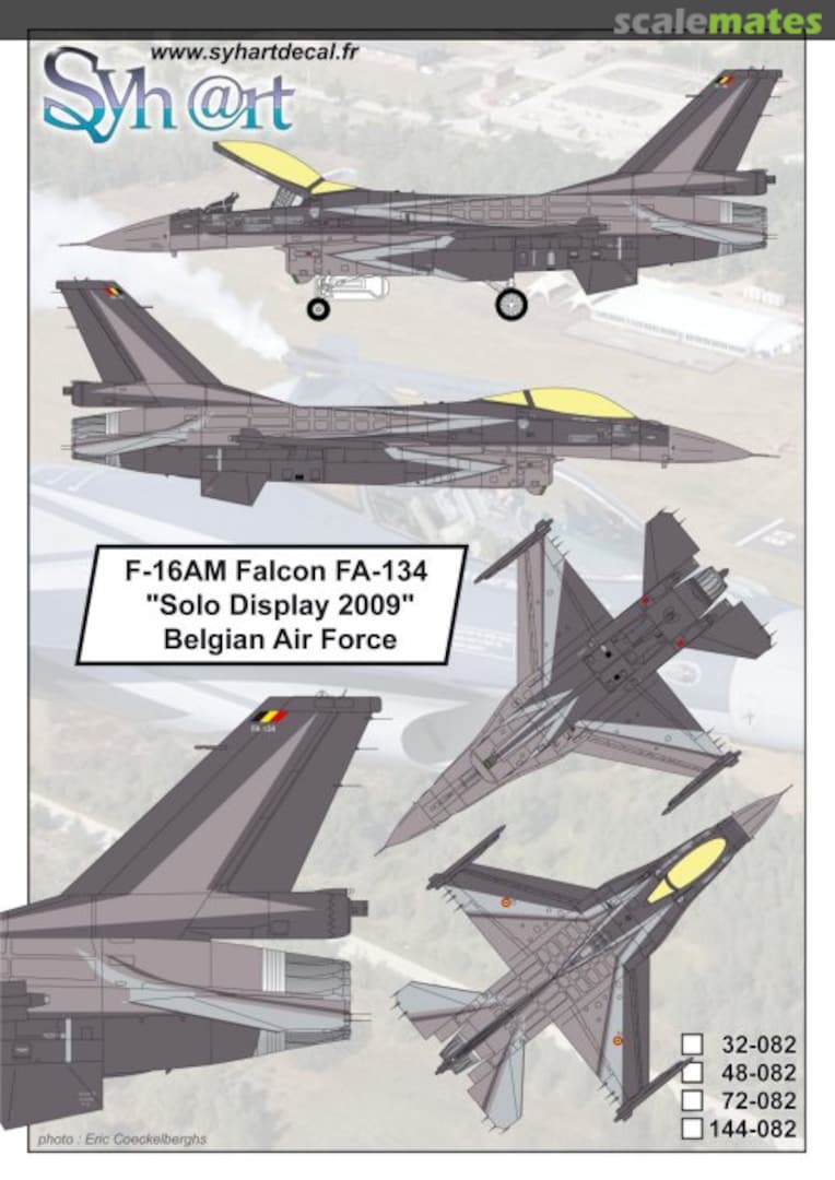 Boxart F-16AM Fighting Falcon Solo Display 2009 32-082 Syhart Boxart F-16AM Fighting Falcon Solo Display 2009 32-082 Syhart