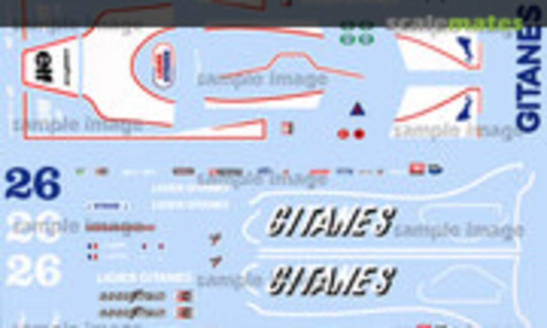 1:24 Ligier-Ford JS11/15 "GITANES" (Indycals )