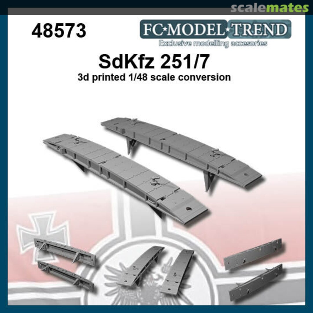 Boxart SdKfz 251/7 48573 FC Model Trend Boxart SdKfz 251/7 48573 FC Model Trend