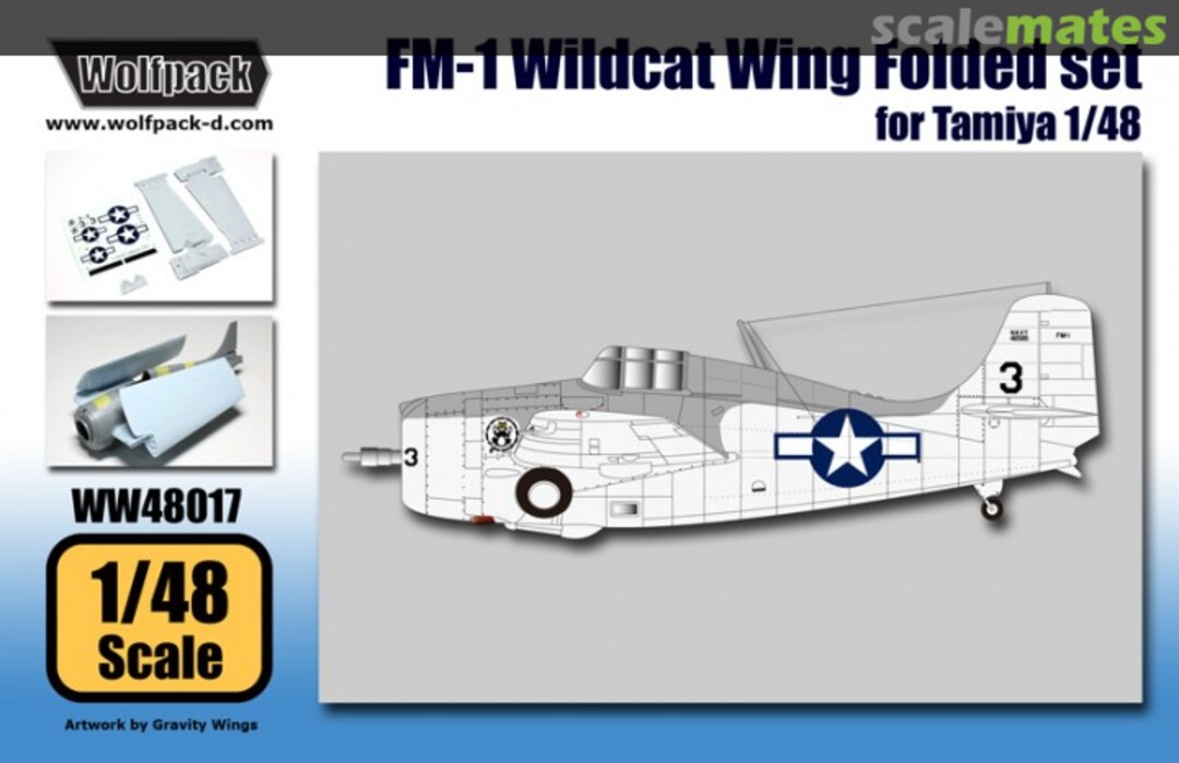 Boxart FM-1 Wildcat Wing Folded Set WW48017 Wolfpack Boxart FM-1 Wildcat Wing Folded Set WW48017 Wolfpack