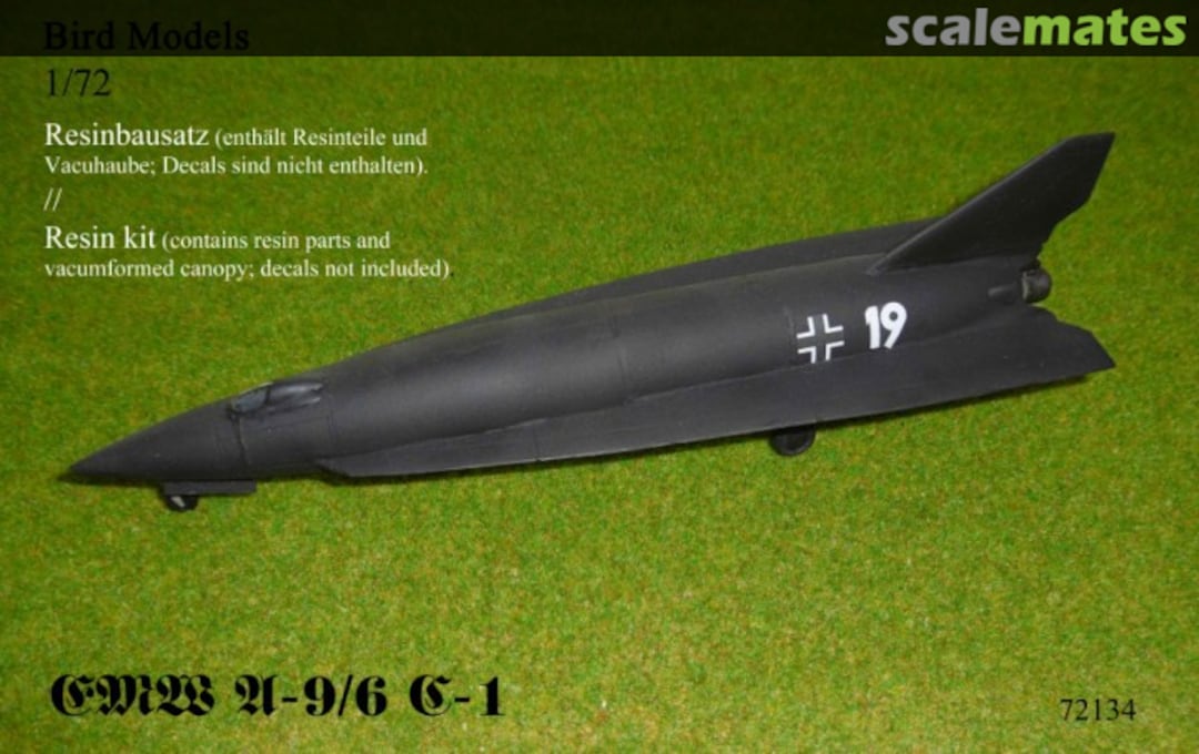 Boxart EMW A9/6 C-1 Raketen-Fernbomber Projekt der Wehrmacht 72134 Bird Models