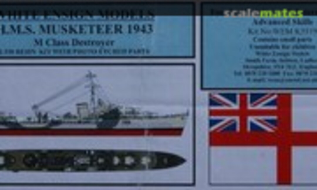 H.M.S. Musketeer 1943 (White Ensign Models K 3519)