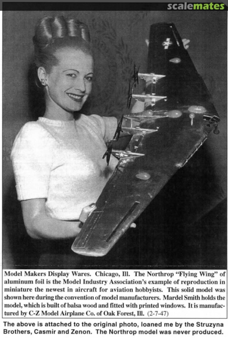 Boxart Northrop YB-35 Flying Wing CZ Model Airplane Co. Boxart Northrop YB-35 Flying Wing CZ Model Airplane Co.