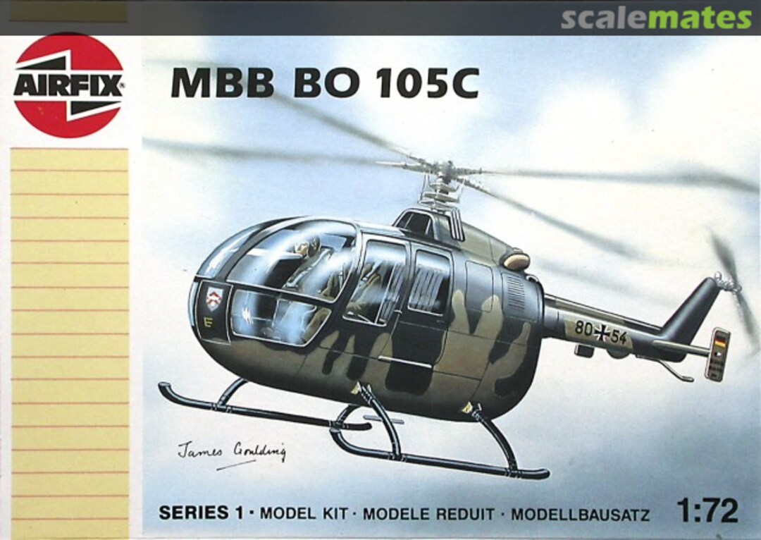Boxart MBB Bo 105C 01068 Airfix Boxart MBB Bo 105C 01068 Airfix