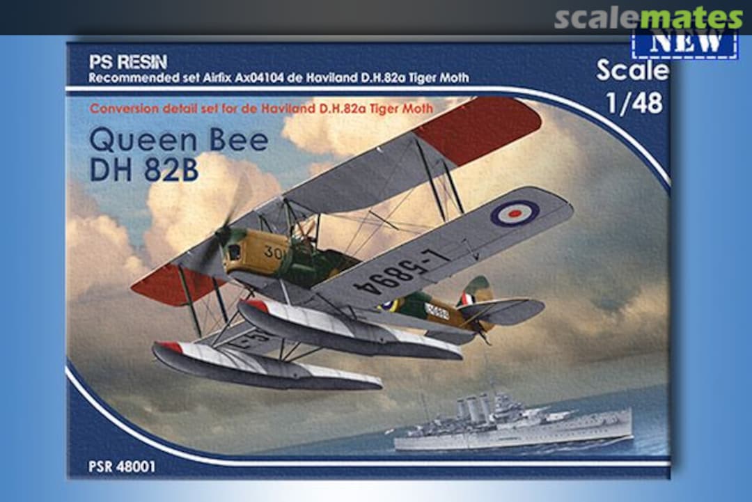 Boxart Queen Bee DH.82B PSR48001 Print Scale Boxart Queen Bee DH.82B PSR48001 Print Scale