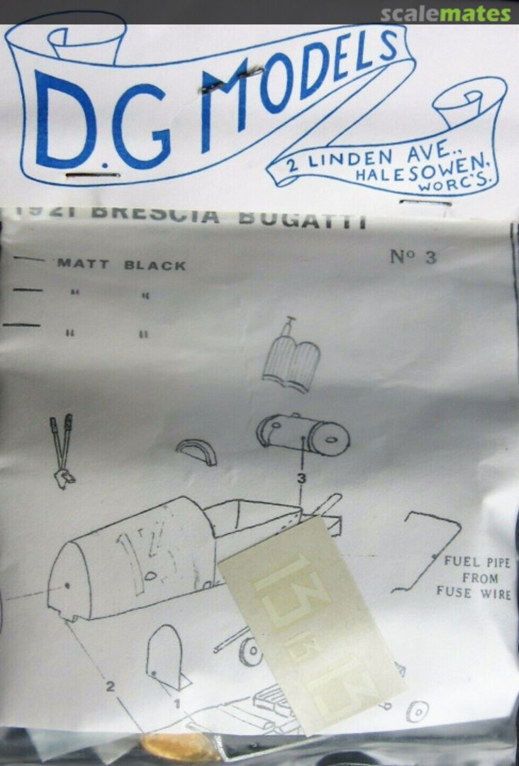 Boxart Bugatti Type 13 'Brescia'  DG Models