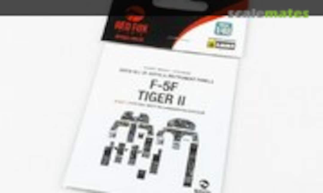 1:48 F-5F Tiger II quick set 3D acrylic instrument panel (Red Fox Studio RFSQS-48070) RFSQS-48070