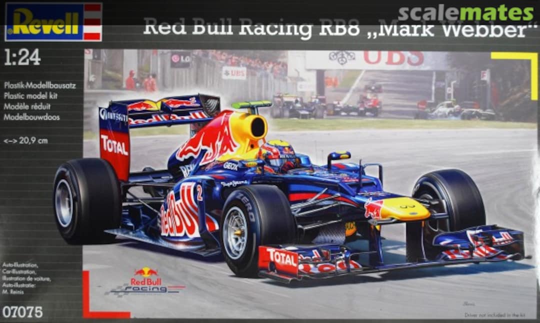 Boxart Red Bull Racing RB8 "Mark Webber" 07075 Revell Boxart Red Bull Racing RB8 "Mark Webber" 07075 Revell