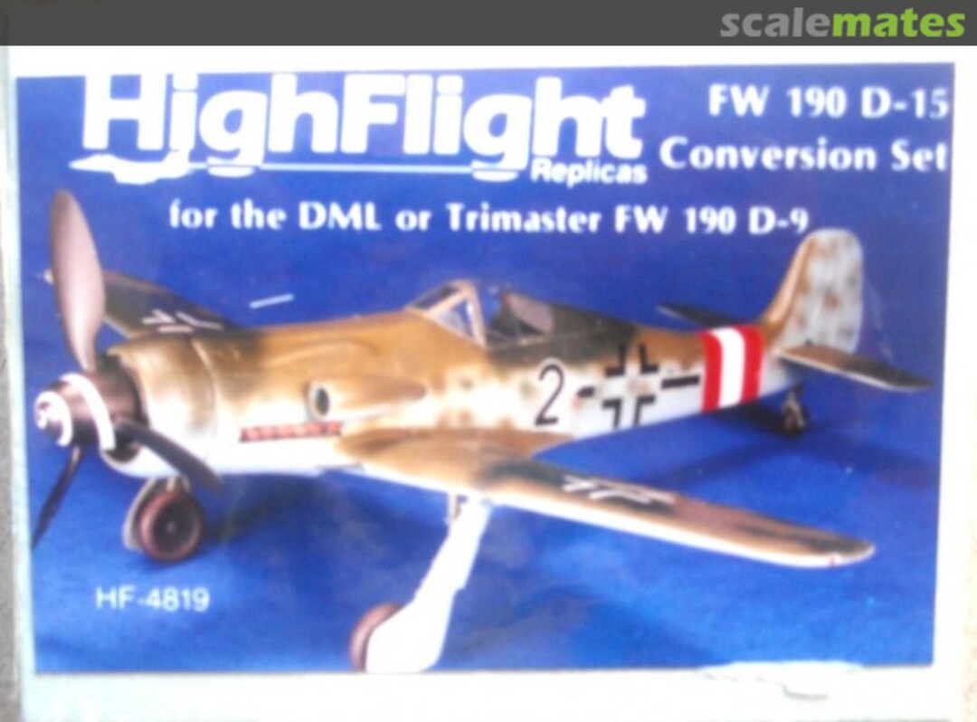 Boxart Fw 190D-15 Conversion Set HF-4819 HighFlight Replicas Boxart Fw 190D-15 Conversion Set HF-4819 HighFlight Replicas
