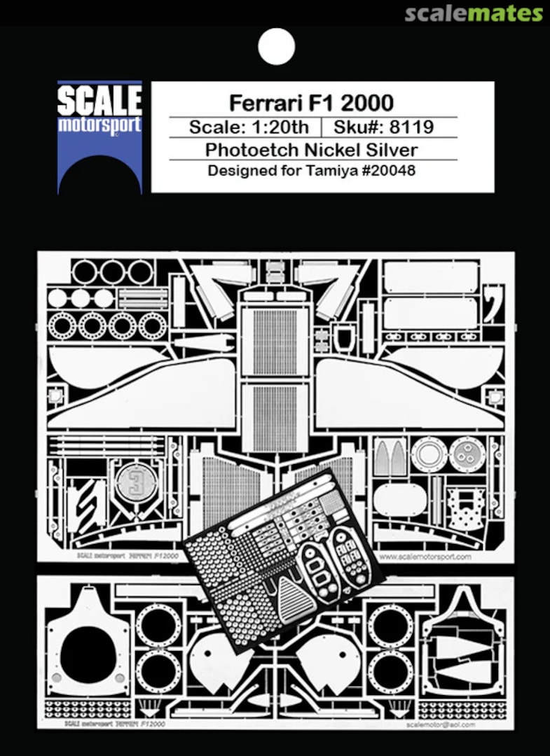 Boxart Ferrari F1-2000 Photoetch Set 8119 Scale Motorsport Boxart Ferrari F1-2000 Photoetch Set 8119 Scale Motorsport
