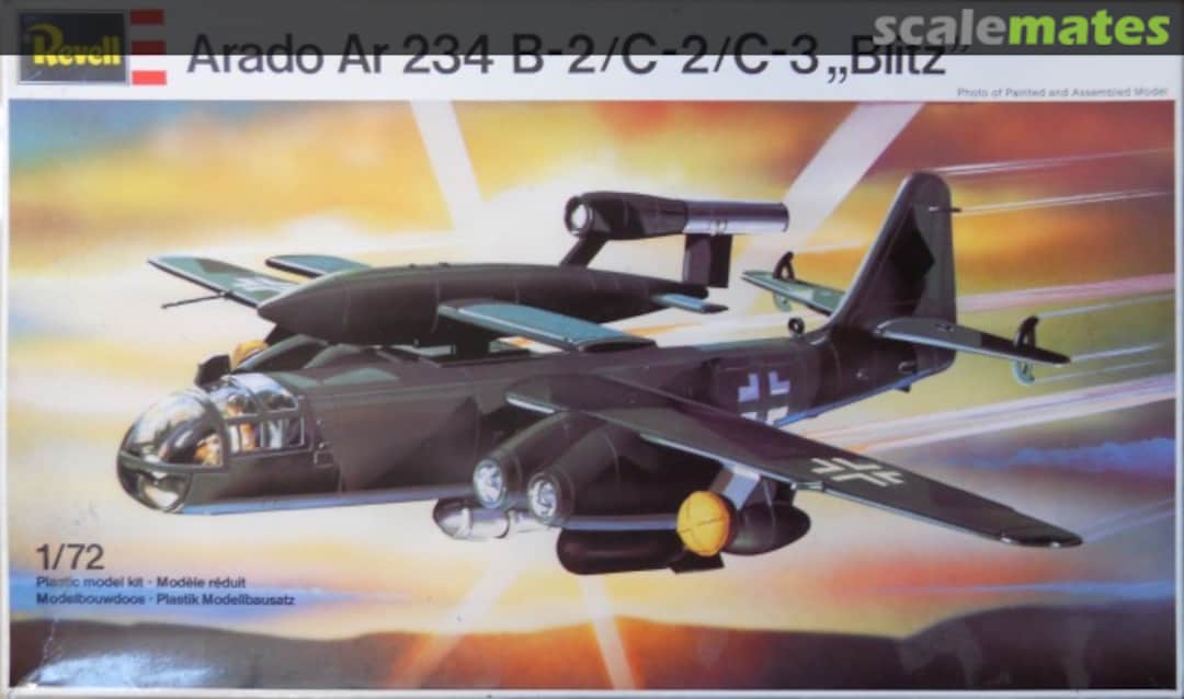 Boxart Arado Ar 234 B-2/C-2/C-3 "Blitz" 0162 Revell Boxart Arado Ar 234 B-2/C-2/C-3 "Blitz" 0162 Revell
