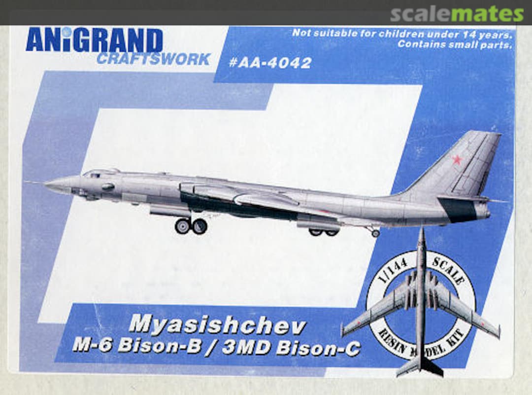 Boxart Myasishchev 3MD Bison-B/C AA-4042 Anigrand Craftswork