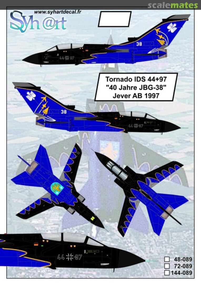 Boxart Tornado IDS 44+97 "40 Jahre JBG-38" Jever AB 1997 48-089 Syhart Boxart Tornado IDS 44+97 "40 Jahre JBG-38" Jever AB 1997 48-089 Syhart