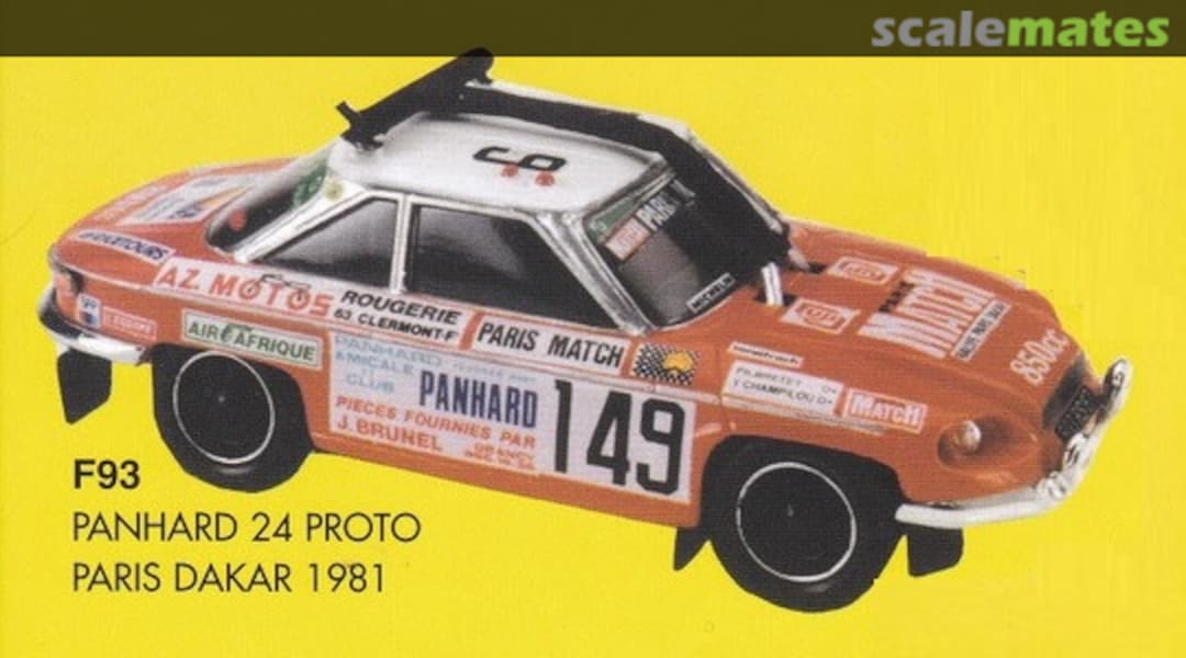 Boxart Panhard 24 Proto [503 RS 63] CCC F93 Chat C'Est Chouette