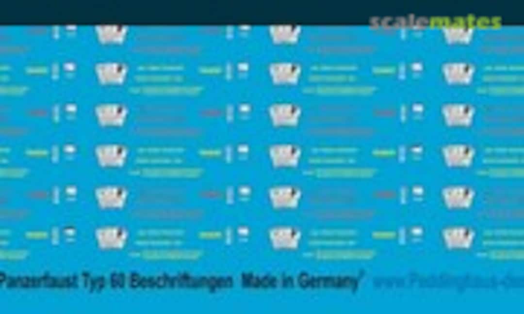 1:35 Panzerfaustbeschriftungen (Peddinghaus-Decals EP 1247) EP 1247