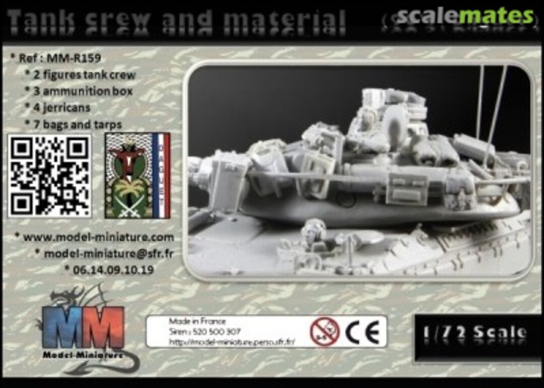 Boxart Crew and Material for AMX-10 RC 90's Daguet Operation, Model Miniature, R15 MM-R159 Model Miniature Boxart Crew and Material for AMX-10 RC 90's Daguet Operation, Model Miniature, R15 MM-R159 Model Miniature