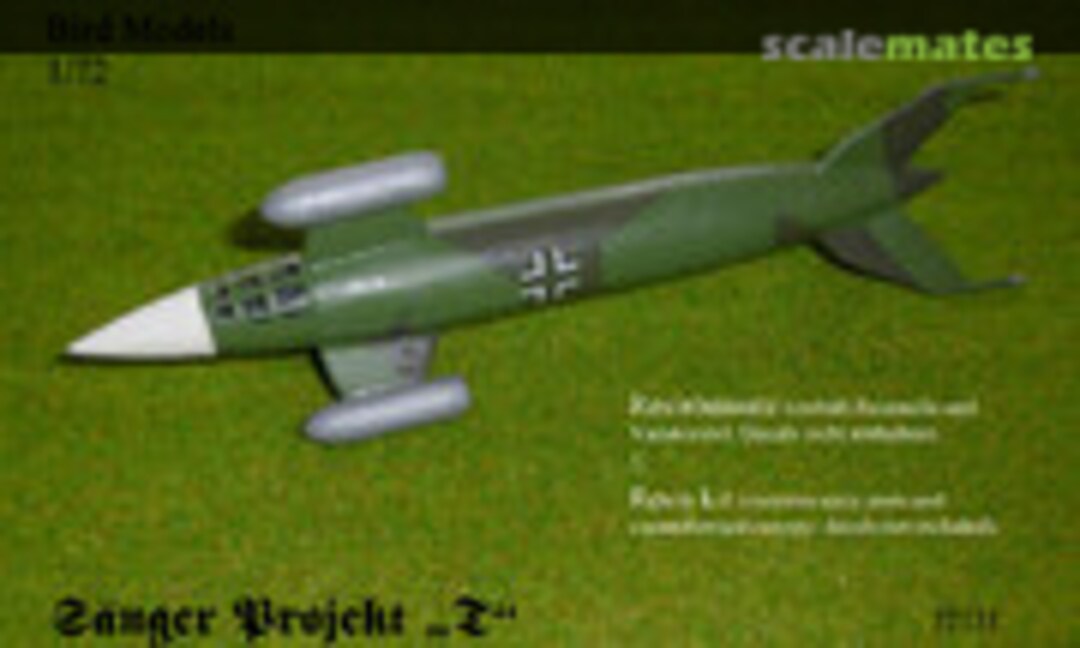 1:72 Interkontinental-Rocket projekt Sänger T ICBM der Wehrmacht (Bird Models 72131) 72131