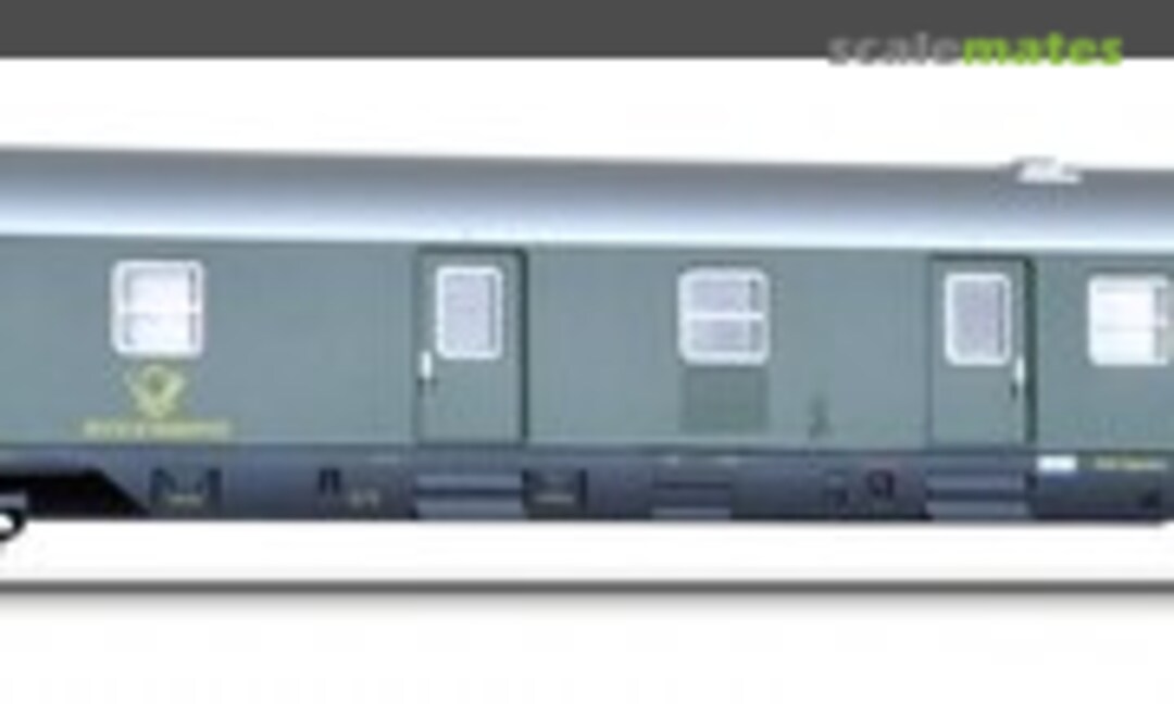 Bahnpostwagen Post mr-a/26 der Deutschen Bundespost (Tillig 74857)