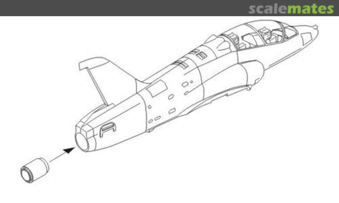 Boxart Hawk T.Mk.I Exhaust nozzle Q48103 CMK
