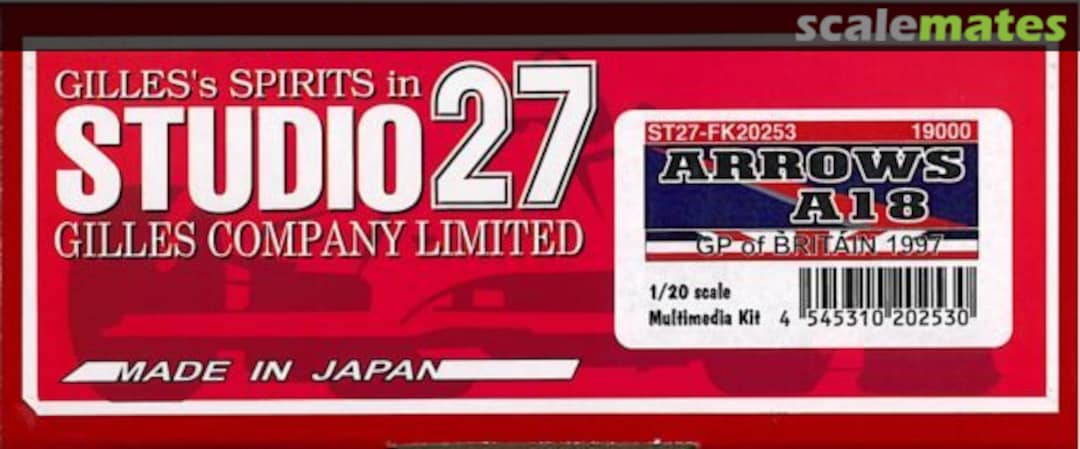 Boxart Arrows A18 ST27-FK20253 Studio27 Boxart Arrows A18 ST27-FK20253 Studio27