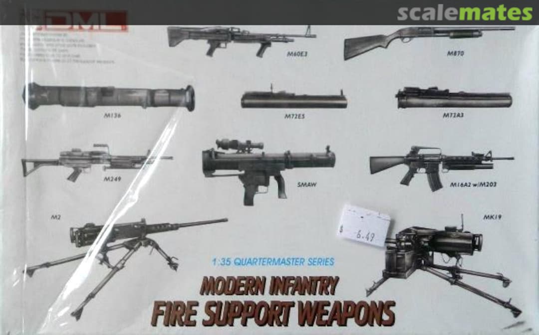 Boxart Modern Infantry Fire Support Weapons 3808 DML Boxart Modern Infantry Fire Support Weapons 3808 DML