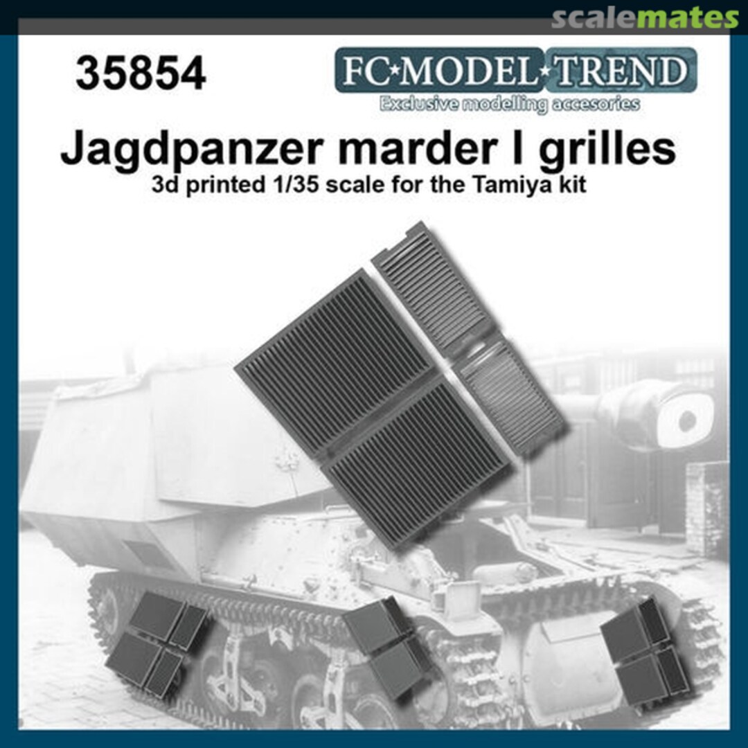 Boxart Jagdpanzer Marder I Grilles 35854 FC Model Trend Boxart Jagdpanzer Marder I Grilles 35854 FC Model Trend