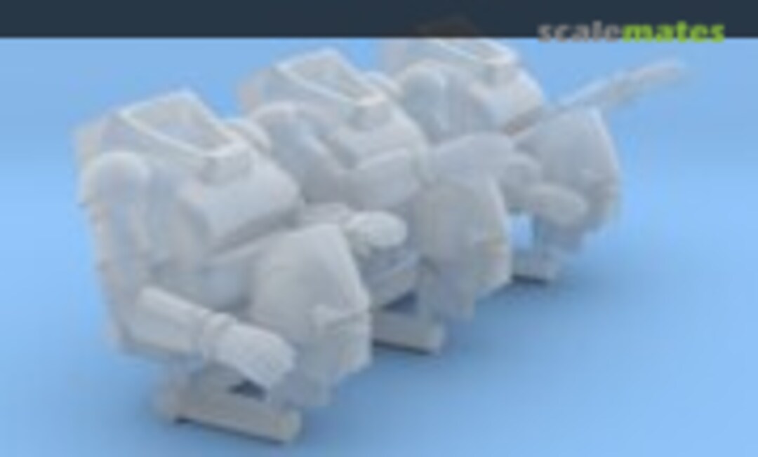 1:32 Cylon Raider Pilots x3 (308 Bits JHMA9XN6N) JHMA9XN6N