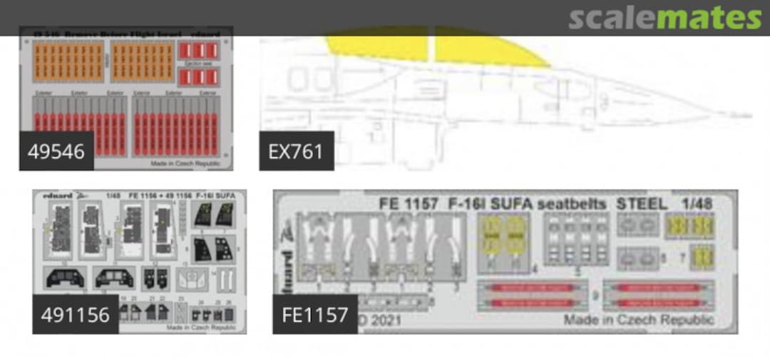 Contents F-16I SUFA detail set BIG49284 Eduard Contents F-16I SUFA detail set BIG49284 Eduard