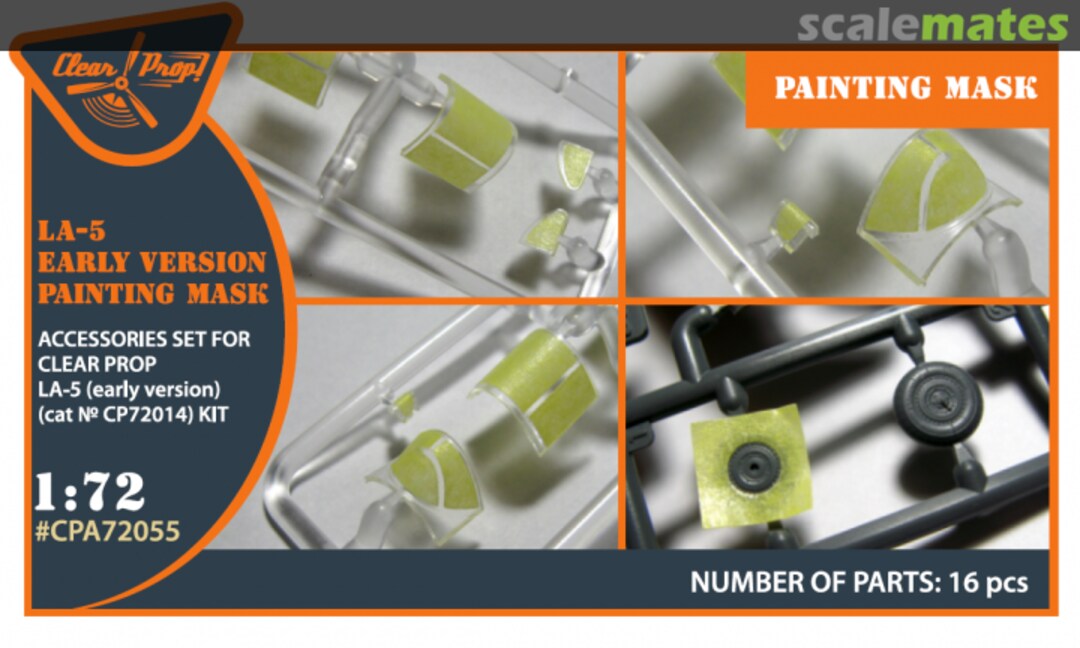 Boxart La-5 (early version) painting mask CPA72055 Clear Prop! Boxart La-5 (early version) painting mask CPA72055 Clear Prop!