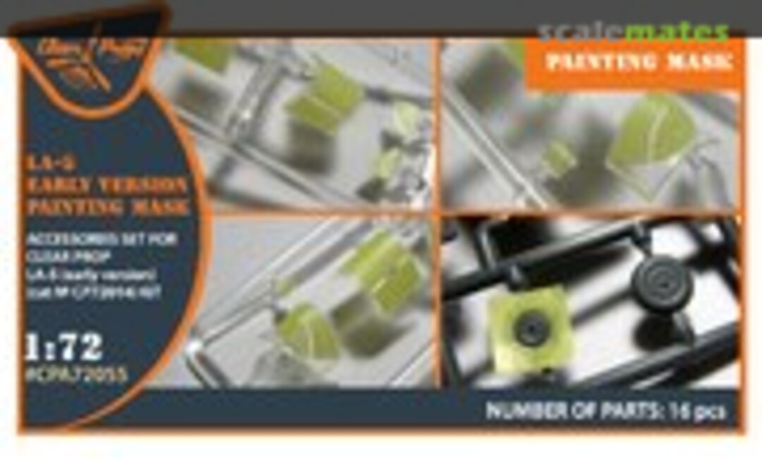 1:72 La-5 (early version) painting mask (Clear Prop! CPA72055) CPA72055