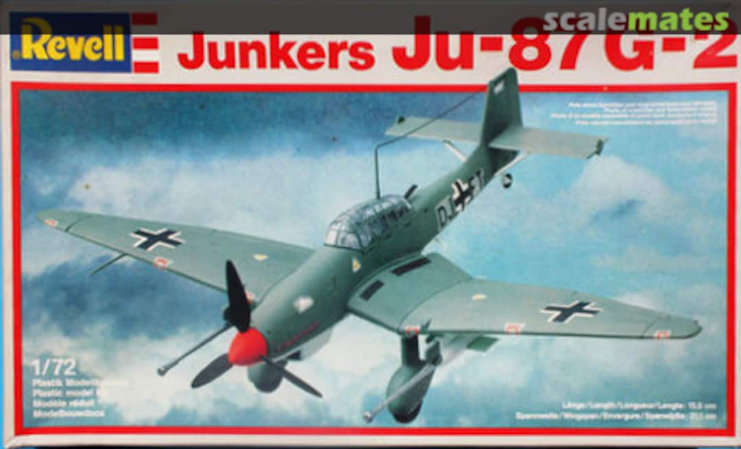 Boxart Junkers Ju-87 G-2 4153 Revell Boxart Junkers Ju-87 G-2 4153 Revell