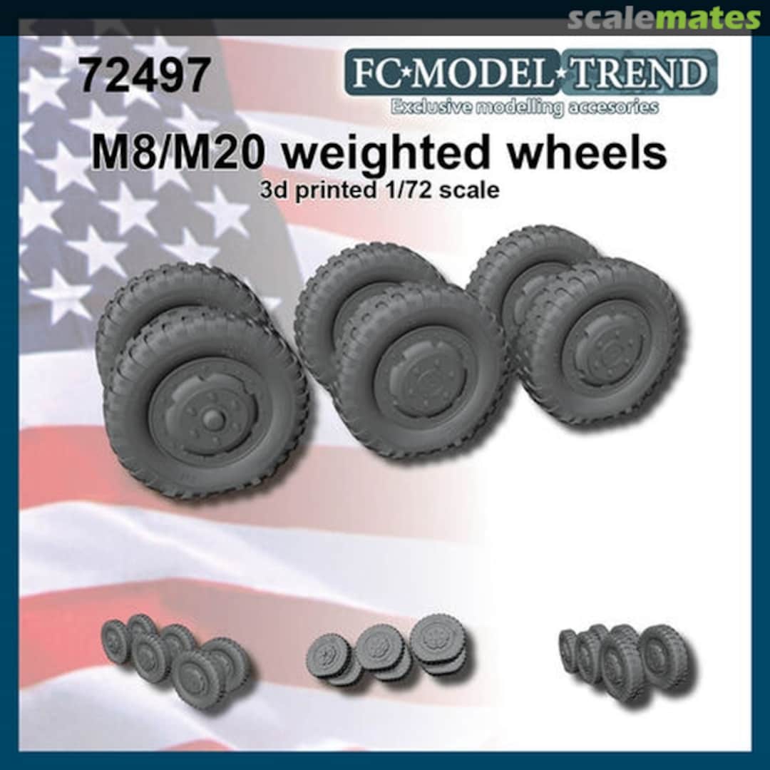 Boxart M8 / M20 weighted wheels 72497 FC Model Trend Boxart M8 / M20 weighted wheels 72497 FC Model Trend