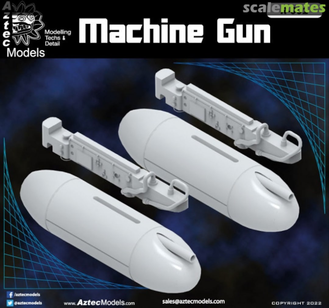 Boxart Machine Gun Pod R48-001 Aztec Models Boxart Machine Gun Pod R48-001 Aztec Models