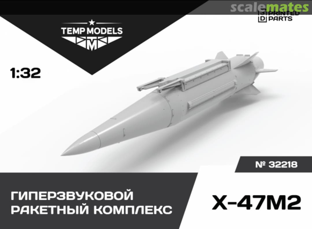 Boxart Hypersonic Missile System KH-47M2 Dagger 32218 Tempmodels Boxart Hypersonic Missile System KH-47M2 Dagger 32218 Tempmodels