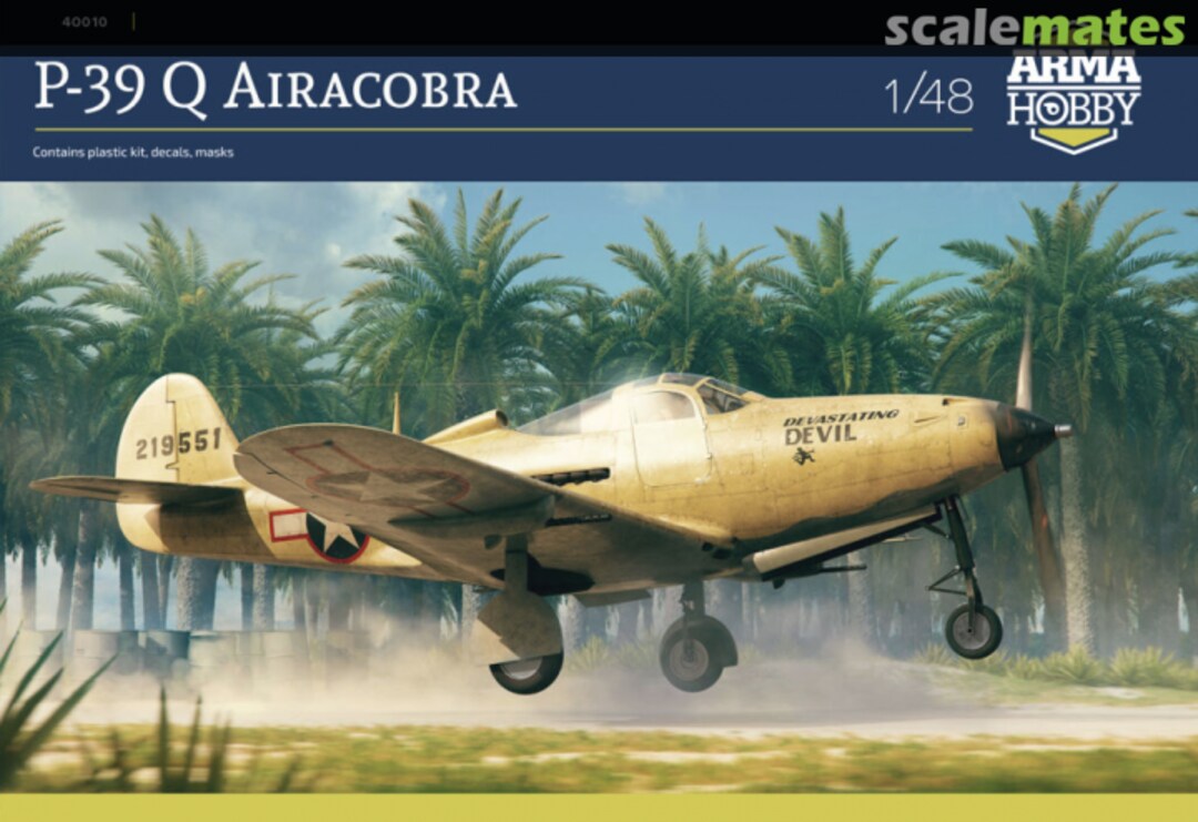 Boxart P-39Q Airacobra 40010 Arma Hobby Boxart P-39Q Airacobra 40010 Arma Hobby