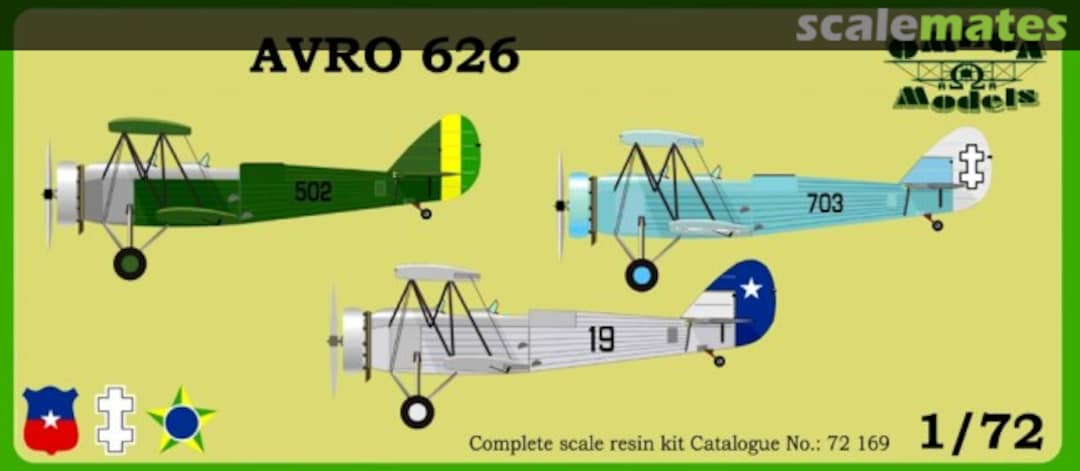 Boxart Avro 626 72169 Omega Models Boxart Avro 626 72169 Omega Models