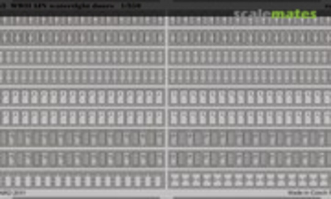1:350 IJN watertight doors WWII (Eduard 99053) 99053