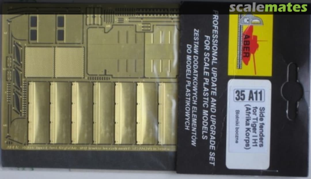 Boxart Side Fenders for Tiger I H1 35A11 Aber Boxart Side Fenders for Tiger I H1 35A11 Aber