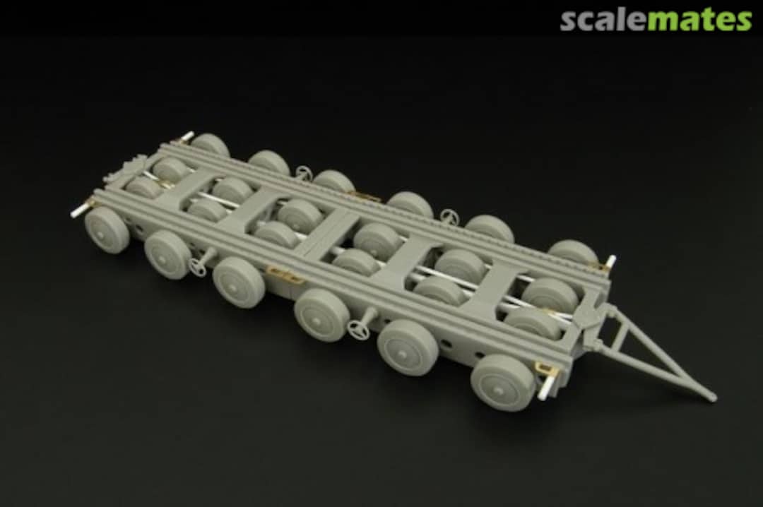 Boxart German Heavy Trailer Culemeyer 80ton - Resin Kit - HLS48016 Hauler