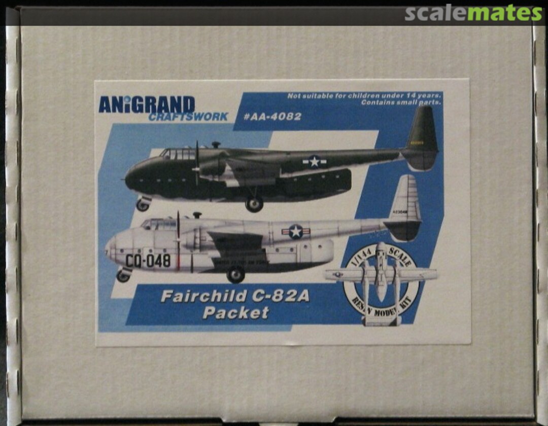 Boxart Fairchild C-82A Packet AA-4082 Anigrand Craftswork
