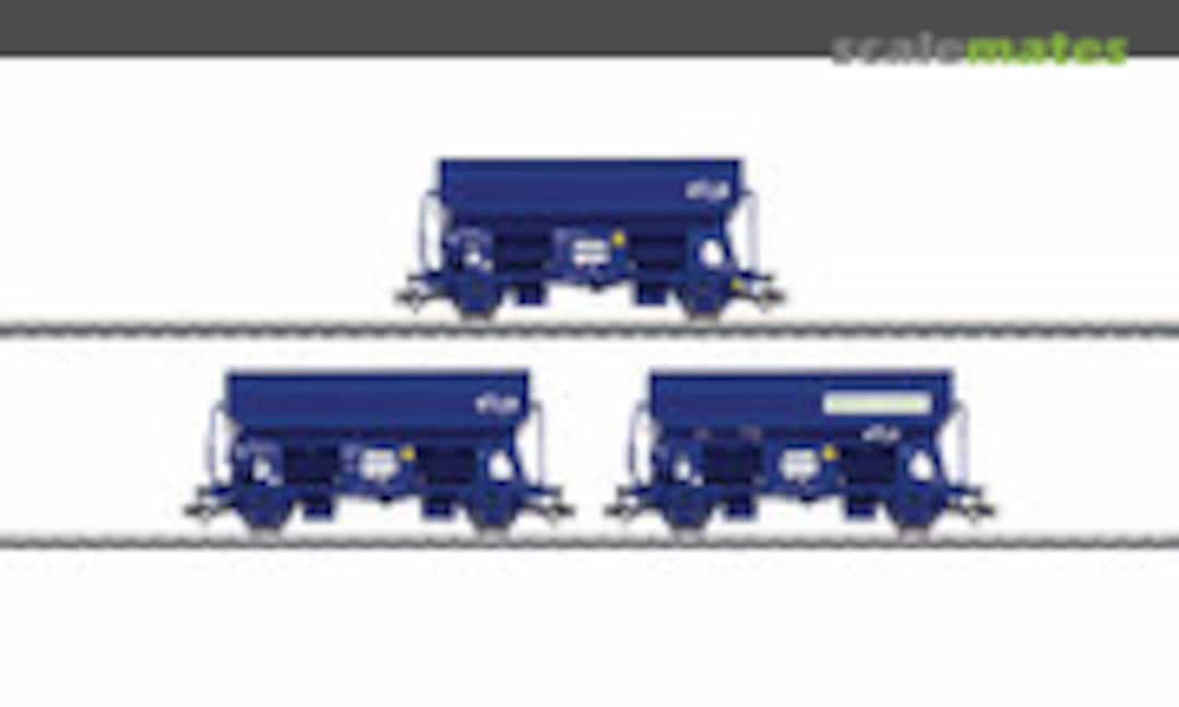 3pc hoppercar set type Tds (Märklin 46305)