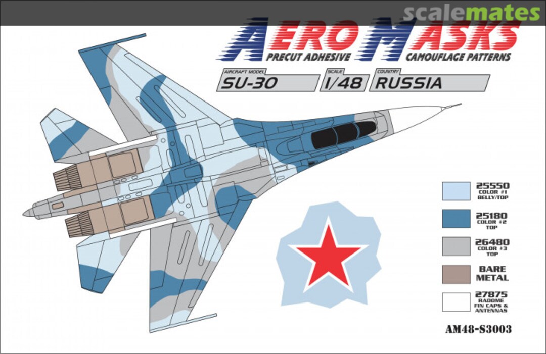 Boxart Su-30 Russia AM48-S3003 AeroMasks Boxart Su-30 Russia AM48-S3003 AeroMasks