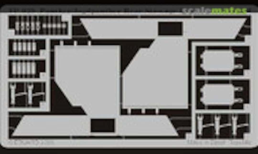 1:35 Panther/Jagdpanther rear stowage box (Eduard TP029) TP029