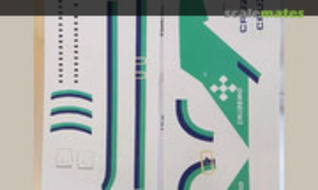 1:144 Cruzeiro 727-100 green / turquoise (RBX Decals 144-51) 144-51