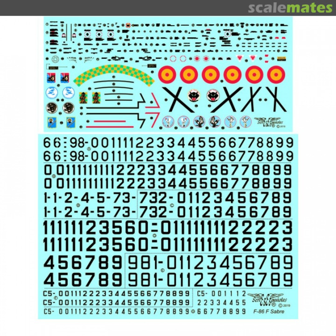 Boxart Ejercito del Aire North American F-86F Sabre SE648 Series Españolas Boxart Ejercito del Aire North American F-86F Sabre SE648 Series Españolas