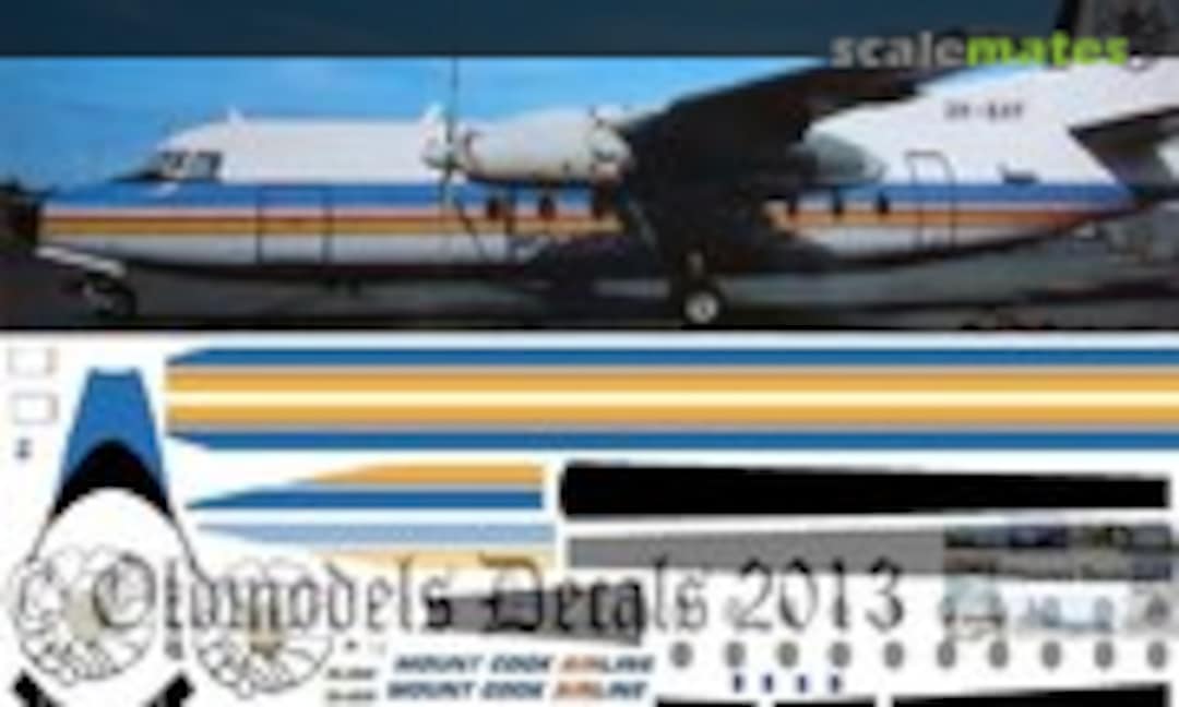 1:144 Mount Cook Airlines F27 (Oldmodels Decals OMD0108) OMD0108