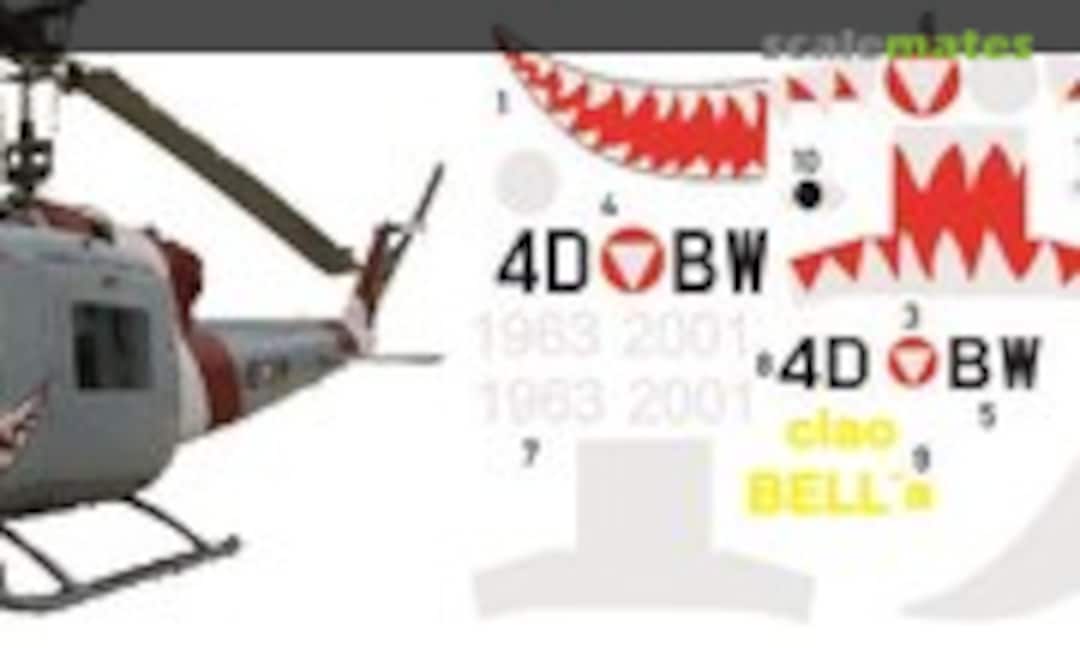 1:48 Agusta Bell 204 Österreichisches Bundesheer (Brent-Air-Decals HM 48202) HM 48202