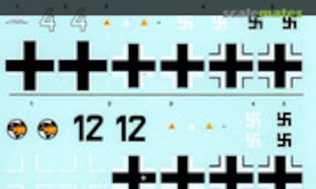 1:48 Messerschmitt Bf 109G-2 Trop / G-4 (Third Group Decals 48-064) 48-064