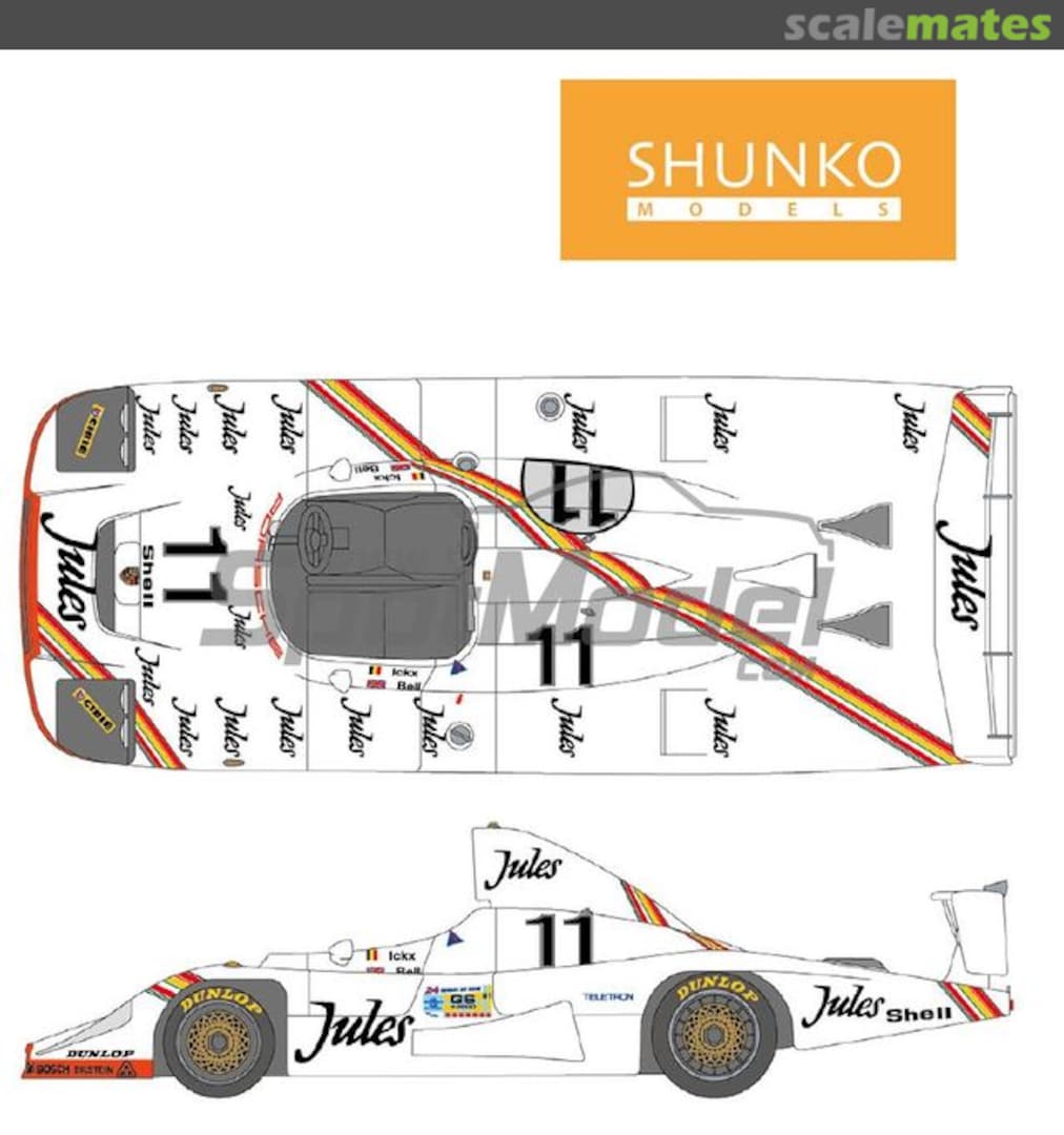 Boxart Porsche 936/80 sponsored by Jules #11, 12 SHK-D448 Shunko Models Boxart Porsche 936/80 sponsored by Jules #11, 12 SHK-D448 Shunko Models